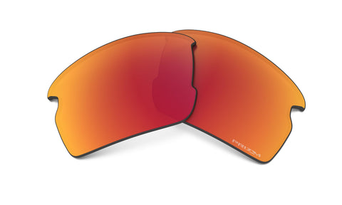 Oakley Flak 2.0 Rectangular Replacement Sunglass Lenses, Prizm Ruby Polarized, 59 mm
