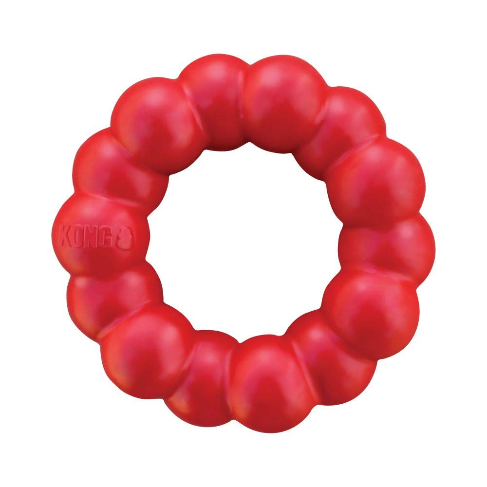 KONG - Ring - Durable Rubber Dog Chew Toy - For Medium/Large Dogs