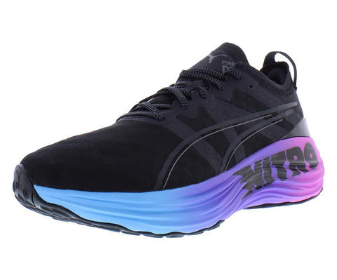 PUMA Foreverrun Nitro Sunset Puma Black/Luminous Blue/Electric Orchid 11 D (M)