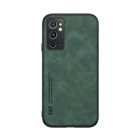 Kepuch Silklike Case for Oneplus 9RT 5G - Cover Bumper Built-in Metal Plate for Oneplus 9RT 5G - Green
