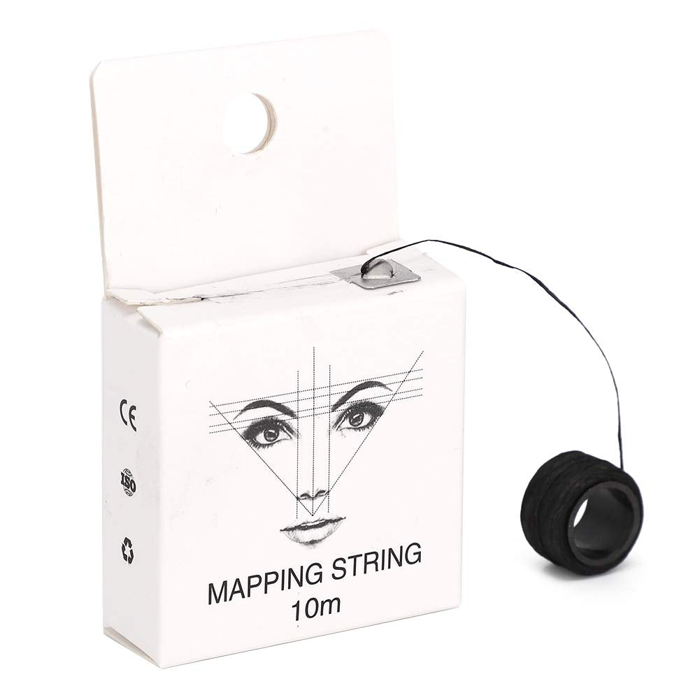 Pre Inked Mapping String Pre Inked Mapping String Microblading Eyebrow Marker For Eyebrow Styling 10M Piercing Tattoo Supplies Eyebrow Styling 10M (Pre-ink line)