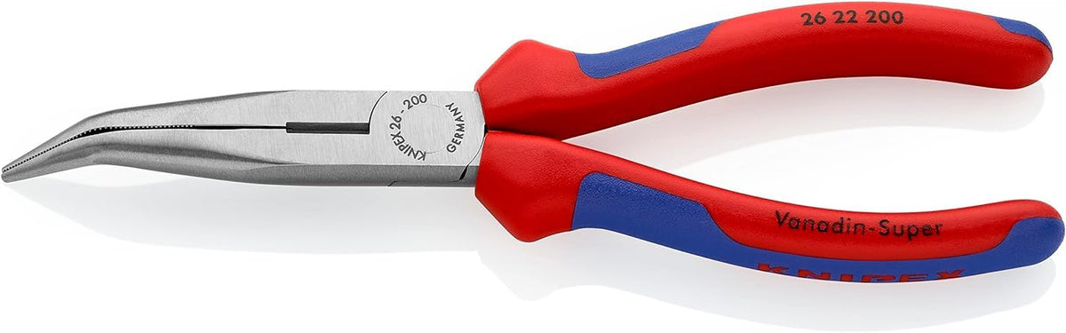 Knipex 26 22 200 Stork Beak Pliers with soft grip angled
