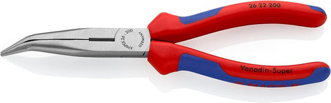 Knipex 26 22 200 Stork Beak Pliers with soft grip angled