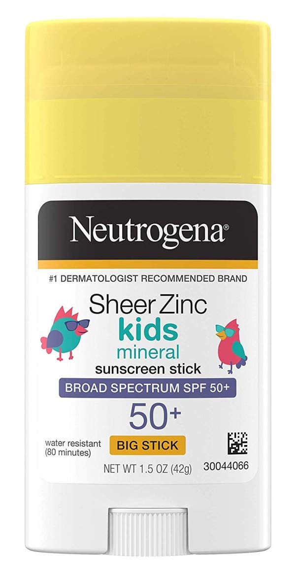 Neutrogena Sheer Zinc Spf#50+ Kids Stick 1.5 Ounce (Pack of 6)
