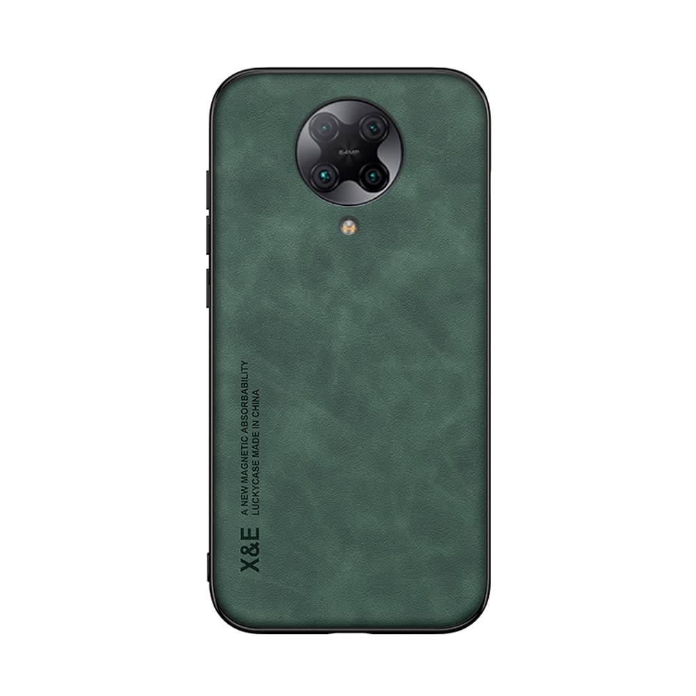 Kepuch Silklike Case for Xiaomi Poco F2 Pro,Redmi K30 Pro - Cover Bumper Built-in Metal Plate for Xiaomi Poco F2 Pro,Redmi K30 Pro - Green