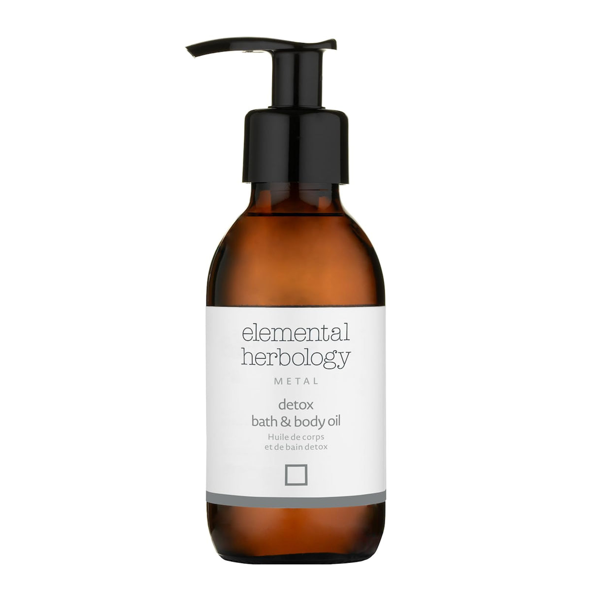 Elemental Herbology Detox Bath & Body Oil, 5.0 Fl Oz- Rosemary, Grapefruit, Juniper Berry Essential Oils Blend for a Cleansing Bath - Cruelty Free