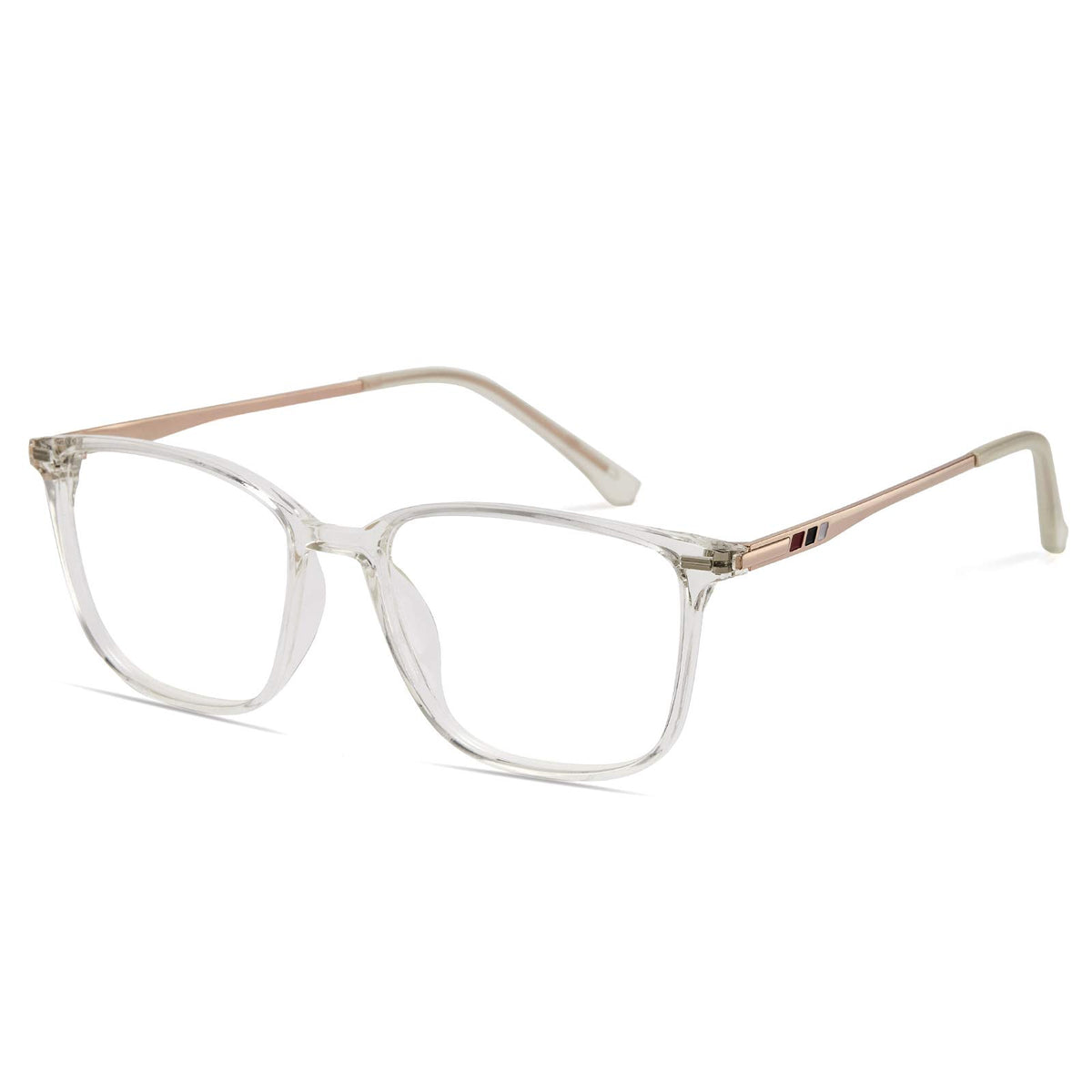 Cyxus Blue Light Blocking Glasses Men Women Computer Gaming Glasses Rectangle TR90 frame Anti Eyestrain UV400 Clear