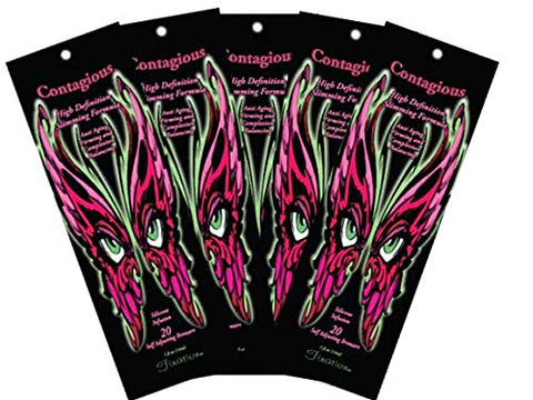 5 Contagious Tanning Lotion Bronzer Packets By Fixation
