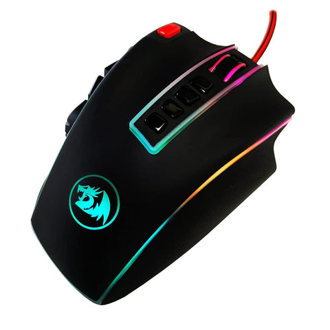 Gaming Mouse with Side Buttons High-Precision Programmable Gamer Mouse 24000 DPI 16 Side Buttons for PC MMO FPS