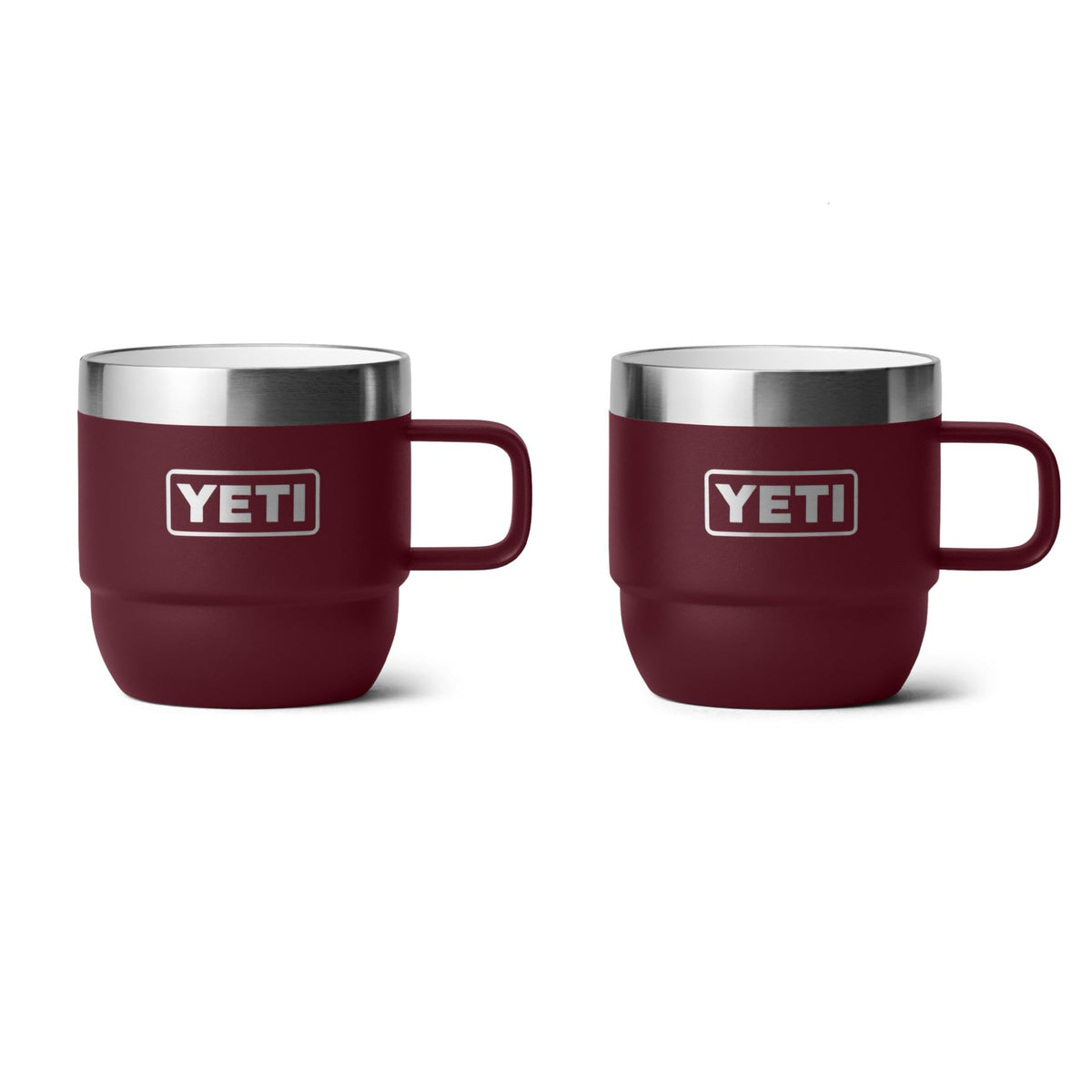 YETI Rambler Espresso Mug, Vacuum Insulated Stainless Steel Stackable Mug, Wild Vine, 2 Pack 6 oz (177 ml)
