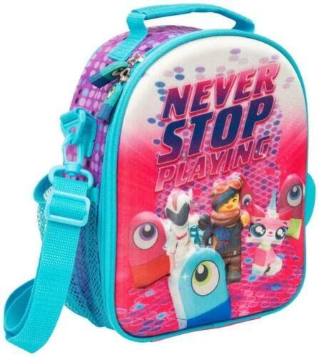HOVUK Kids Lunch Bag from Lego Movie 2, Insulated Lunch Bag, Travel Backpack for Kids School Supplies, Lightweight Gift for School Going Kids