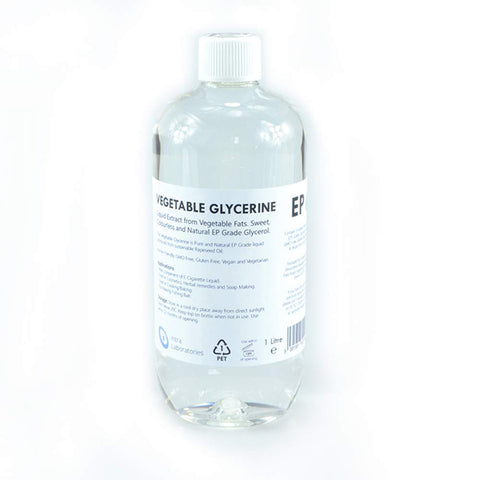 Vegetable Glycerine/Glycerol - 1 litre (L) - Ultra Pure Food Grade Liquid