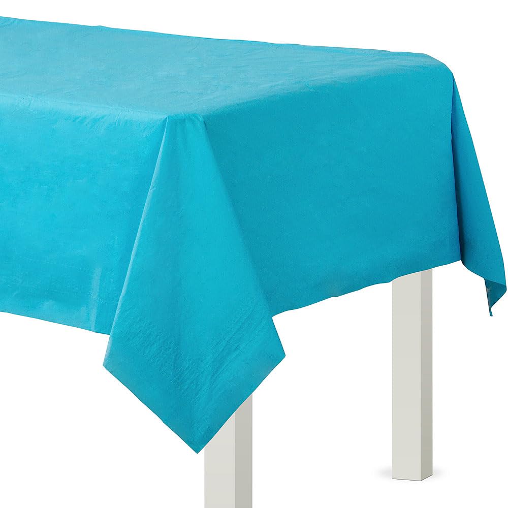 Table Cover Rectangular -Caribbean Blue [3 Retail Unit(s) Pack] - 77015.54