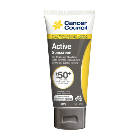 Cancer Council SPF 50+ Active 35ml Tube
