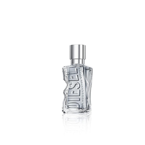 Diesel D Refillable Eau de Toilette Spray for Everyone - Men and Women - Ginger Extract, Denim Cotton Accord, Vanilla Bourbon Extract, Lavender Heart, 1.0 Fl. Oz.