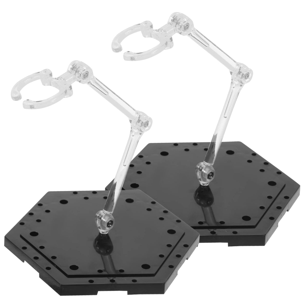 ifundom 10 Pcs Action Figure Model Display Stand Doll Bracket Supports Display Shelf Manual Support Mini Doll Wear-resistant Figure Holder Bear Models Pvc Soul Bracket Adjustable