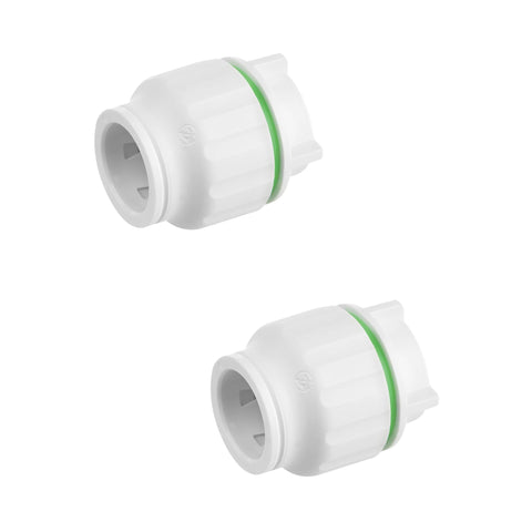 Pipestation 15mm Push Fit Fittings | 15mm Pushfit Plumbing Fittings for 15mm Plastic PEX PB Pipe Copper Pipe Radiator Fittings | 15mm Pushfit Fittings Plumber (15mm Stop End 2 Pack)