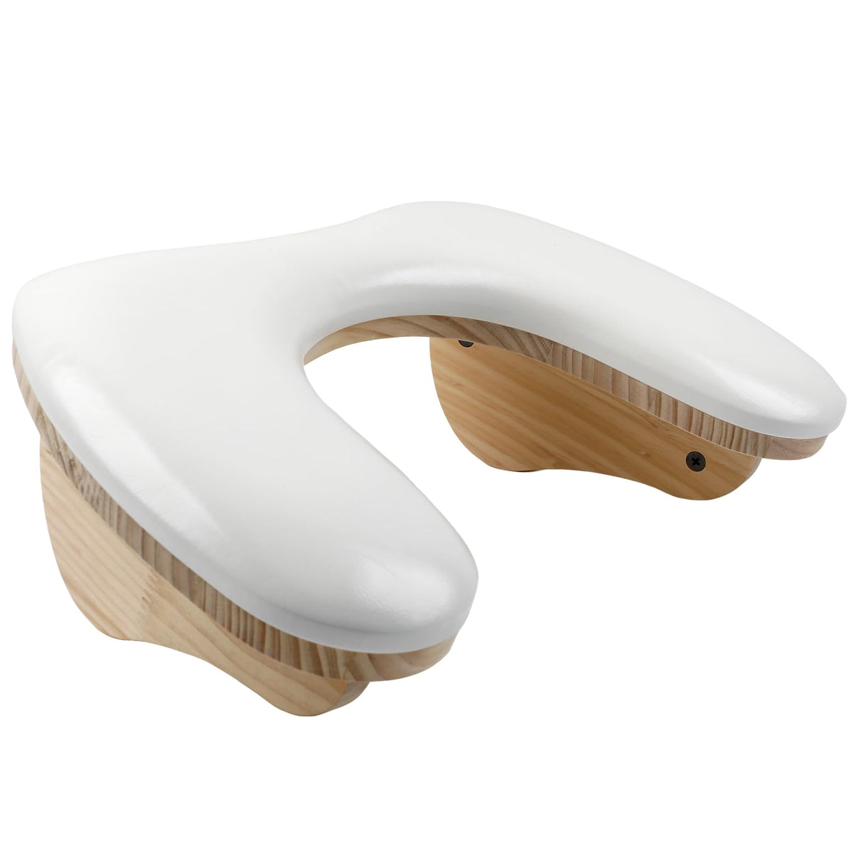 Arm Rest for Nails Tech, U-shaped Manicure Nail Arm Rest Stand with Detachable Brackets Microfiber PU Leather Nail Cushion Hand Rest Pillow for Nail Table Salon Manicure Arm Rest Cushion (white)