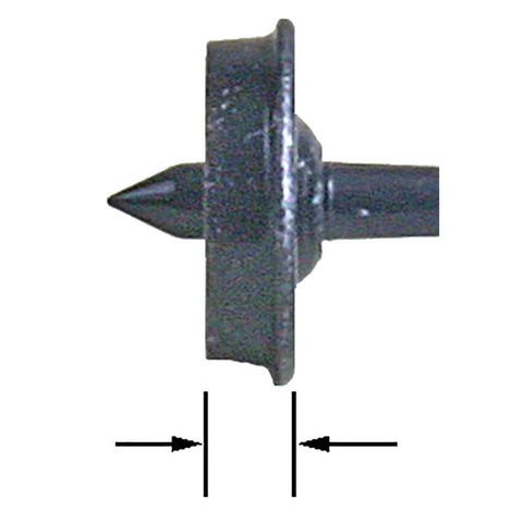HO Arch Bar Caboose Truck, 33" Ribbed Wheels (1pr)