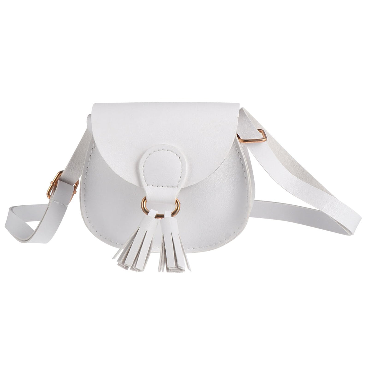 Lurrose Kids Girls Crossbody Purse Bag with Tassel PU Mini Shoulder Bag Crossbody Bag Princess Handbags Gifts