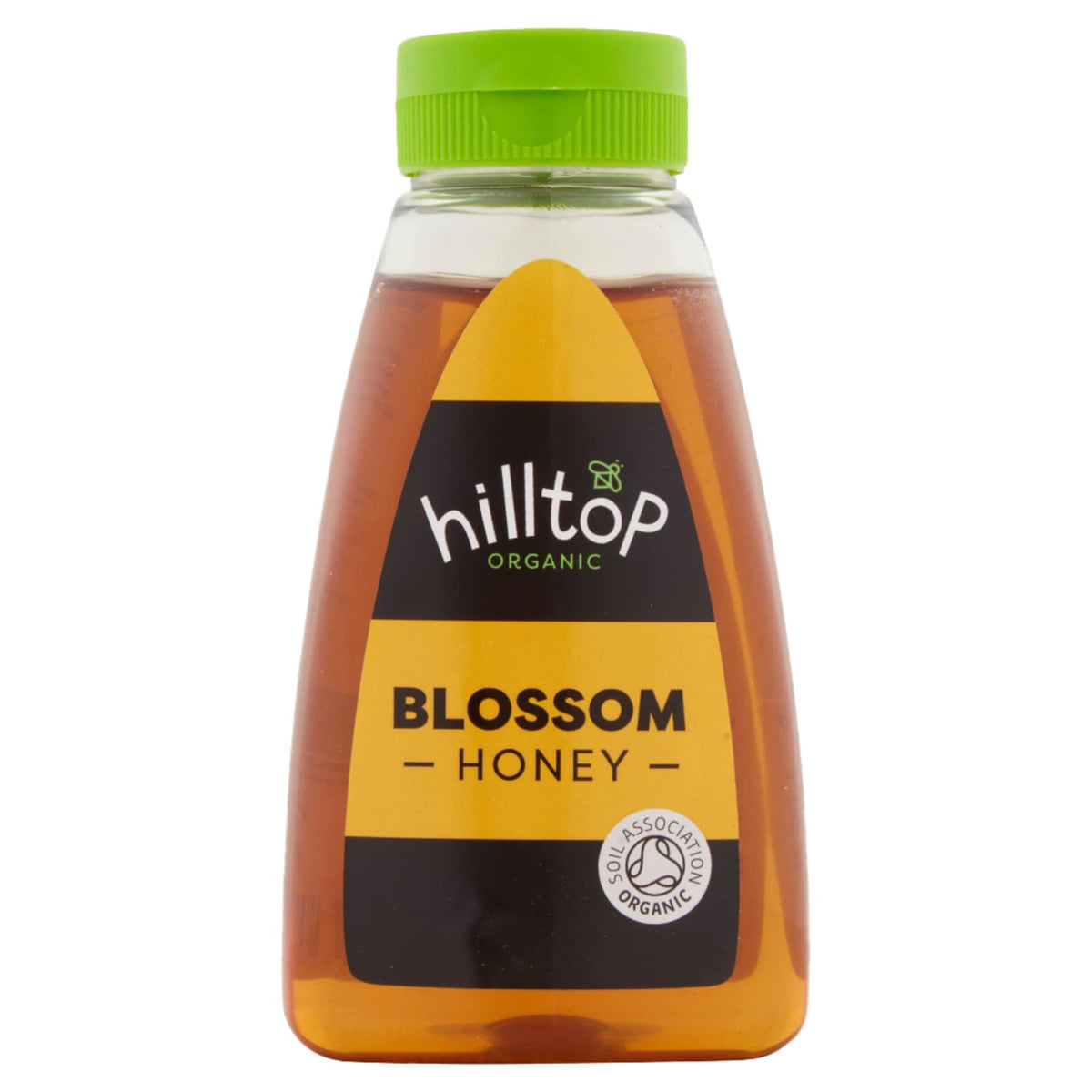 Hilltop Honey - Organic Blossom Honey - Squeezy Bottle - 340g