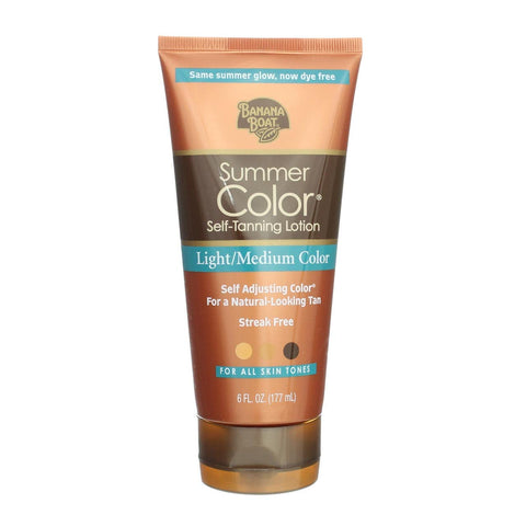 Banana Boat Summer Color Self-Tanning Lotion Light to Medium -- 6 fl oz by Banana Boat [Beauty]