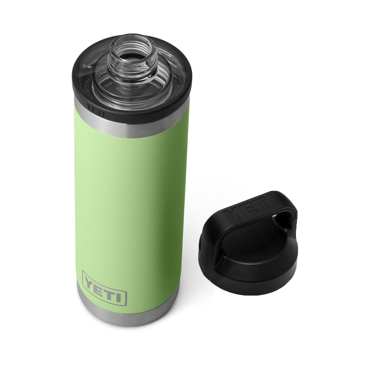 YETI Rambler 18 oz Bottle, Vacuum Insulated, Stainless Steel with Chug Cap, Key Lime