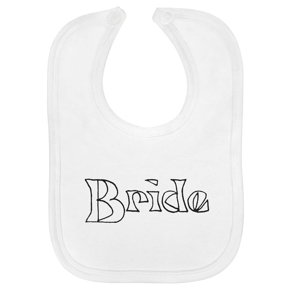 Azeeda Bride Soft Cotton Baby Bib (BI00006842)