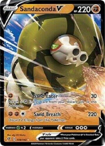 Sandaconda V 108/192 - Ultra Rare - Pokemon Sword and Shield Rebel Clash