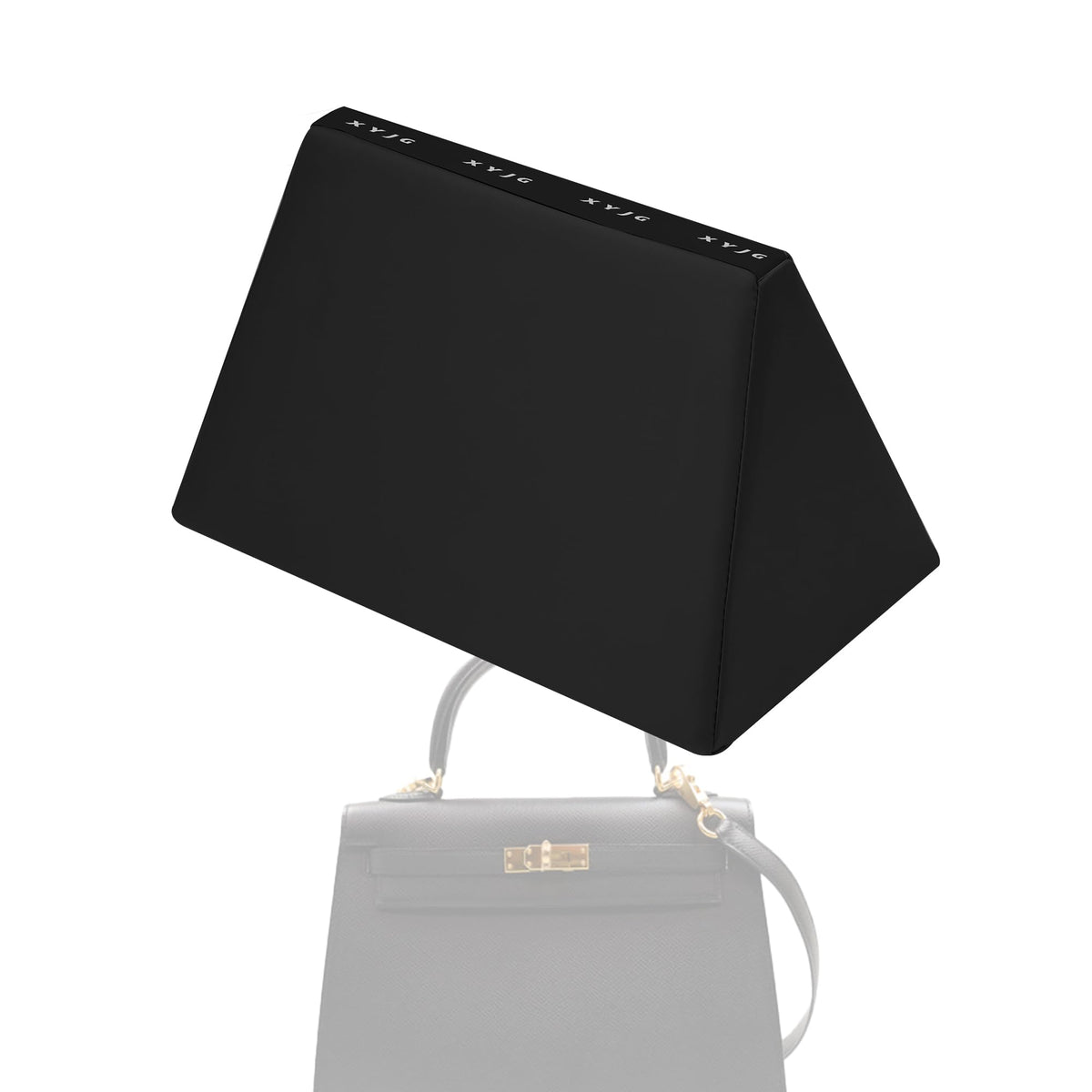 XYJG Pillow Luxury Bag Shaper Silky Smooth Insert for Handbagsfit Kelly mini2/20/25/28/32/35/40 Bags, Keep Bag Shape(Kelly 28,Black)