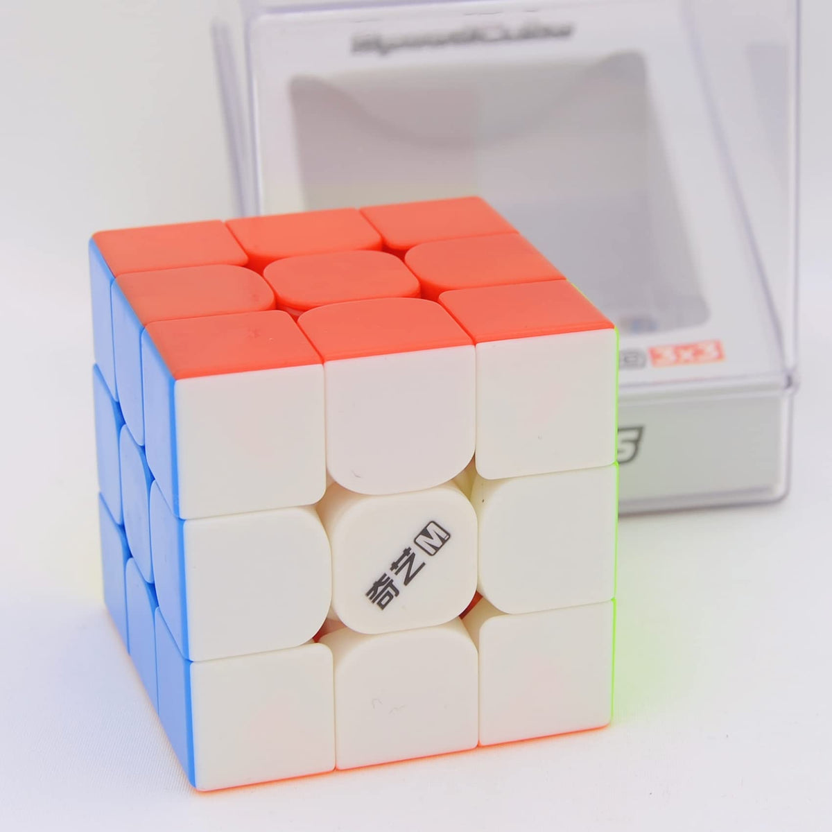 Bukefuno QY Toys MS 3x3 Magnetic Speed Puzzle stickerless Cube QY MS 3x3x3 M Mofangge Speed Cube 2020 VersionÃƒÂ¢Ã¢â€šÂ¬Ã‚Â¦
