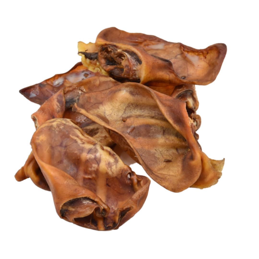 Express Pet Supplies 20 x Premium Grade Natural Pigs Ears