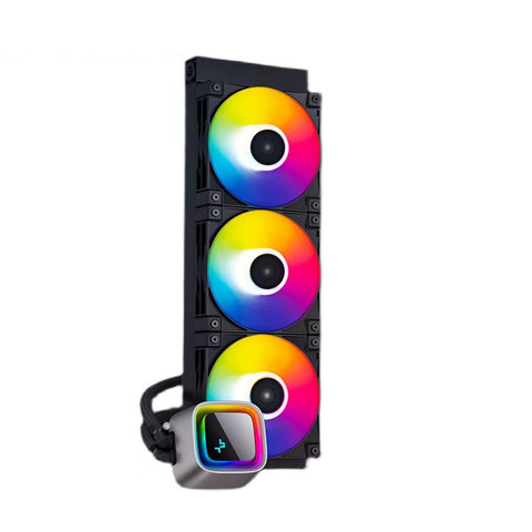 Meryundy CPU Cooler, Liquid, 3x120mm RGB Fans, PWM, AMD/AM4 AM5, Intel LGA 1700/1150/1151/1200/2011, 2.5cm H, 20dB Noise, 4-Pin Power, Desktop Compatible