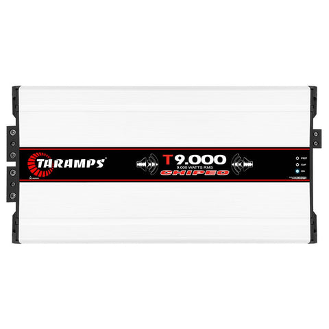 T Amplifier 9,000 CHIPEO 1 OHM Taramps Class D (1 Channel 9000 Watts RMS) Automotive Sound Amplifier