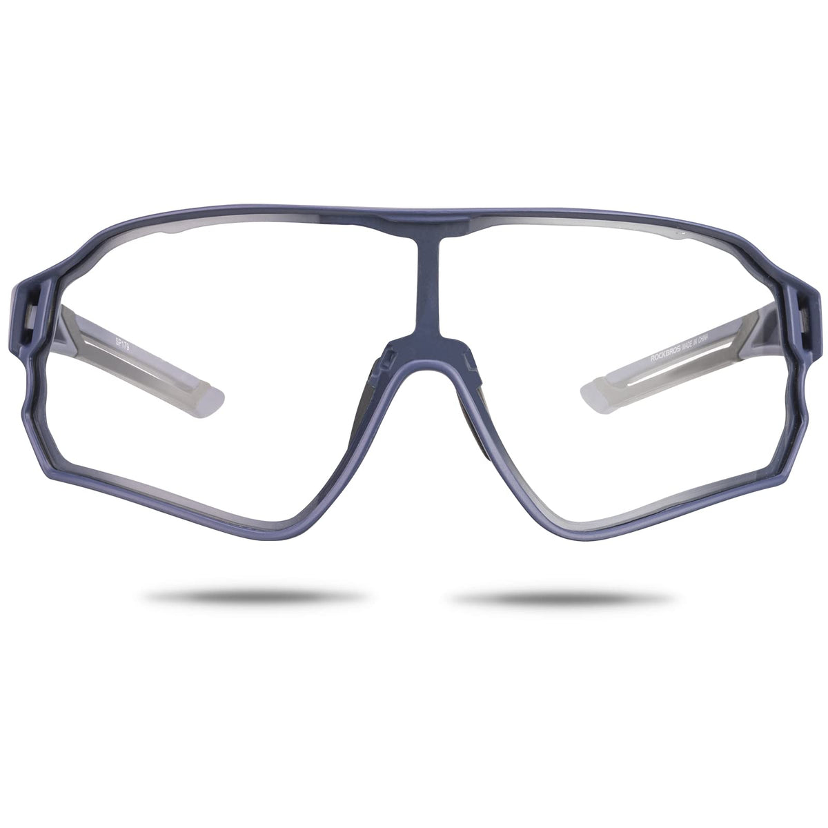 ROCKBROS Photochromic Sunglasses for Men Cycling Sunglasses Sports Bike Glasses (Blue)