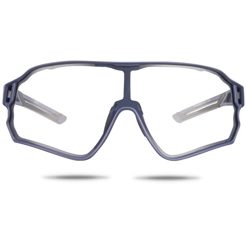 ROCKBROS Photochromic Sunglasses for Men Cycling Sunglasses Sports Bike Glasses (Blue)
