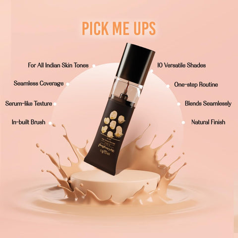 Lovechild Masaba Skip Everything Blurring Serum, 4 in 1 Serum Skin Tint, Natural Coverage, For Daily Use, With SOD Technology, 30ml