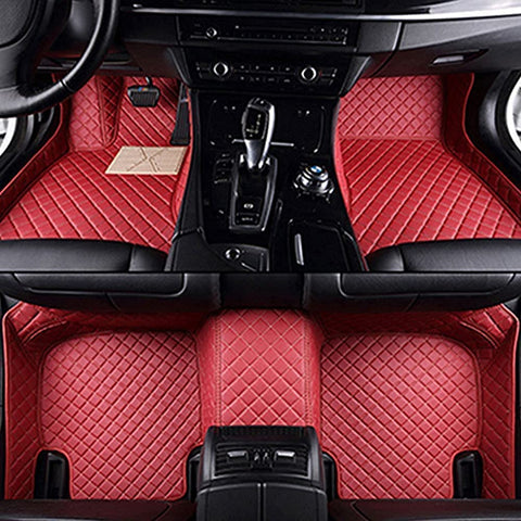 Car Floor Mats Tailored for Skoda Kodiaq (7seats)2017-2023 (LHD)(RHD), Car Floor Mats Set, Full Coverage Carpet Mats, Non-slip Waterproof Protection Mat Floor Liners Accessories