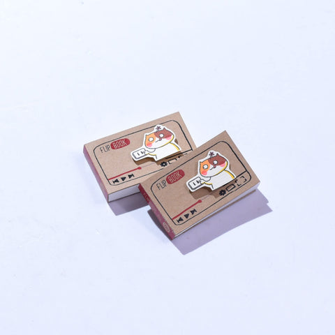 3XU Cute Matchbox Love Card - Anniversary Card - Handmade Valentine Gift - Surprise Gift for Her/for Him - I love you Message Card (Cat good friends don't let you do stupid thing)