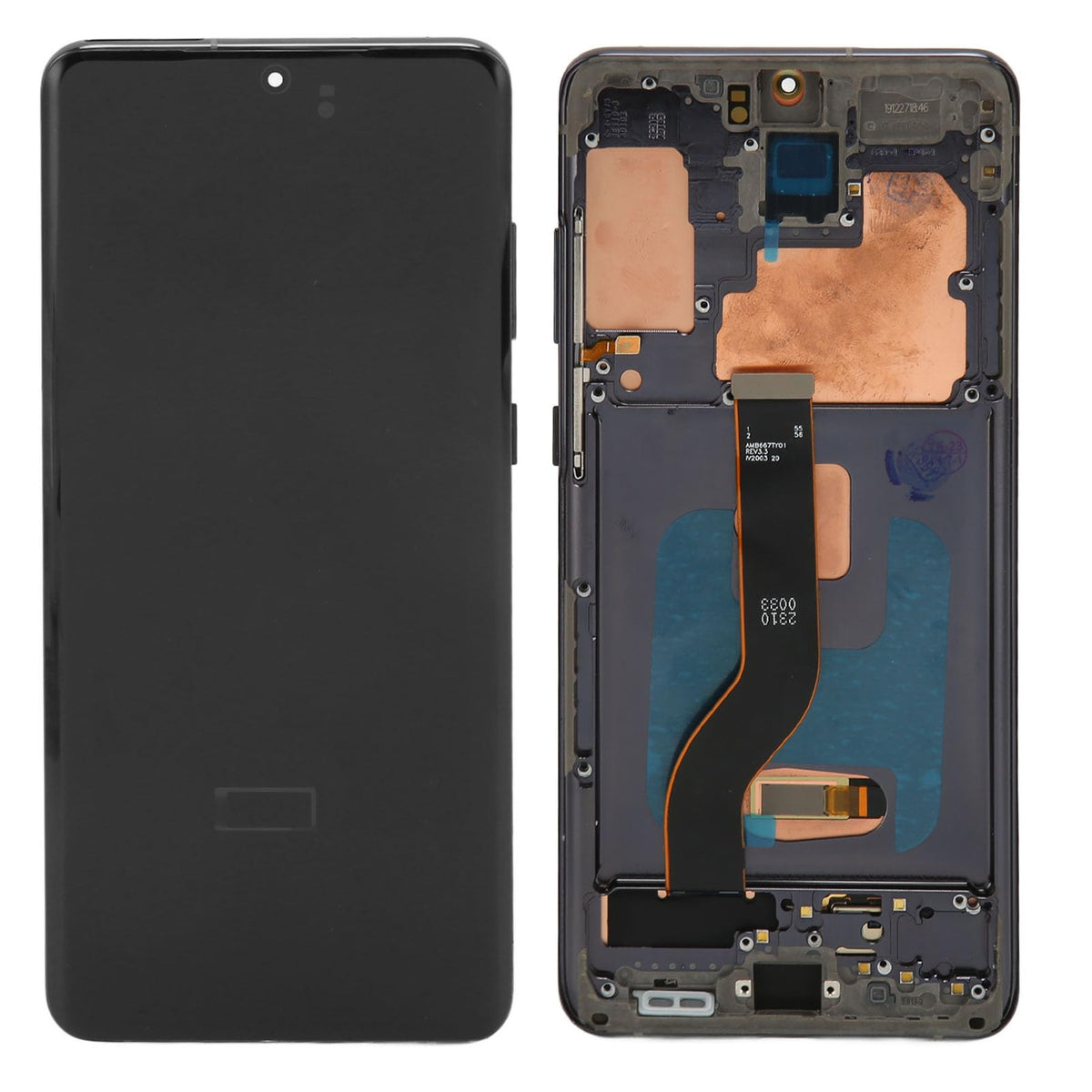 Screen Replacement for Galaxy S20 Plus, Digitizer Assembly with Disassembly Tool, Display Repair Kits, QC Test Before Shipment