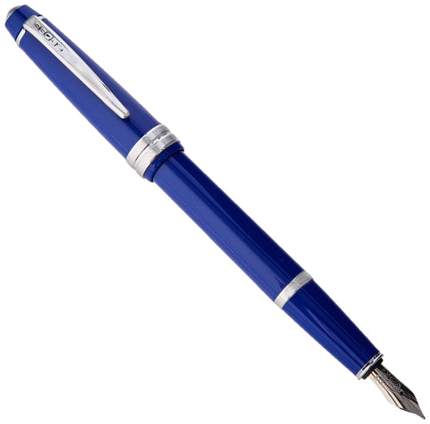 CROSS Bailey LightPolished Resin Refillable Fountain Pen, Fine Nib, Includes Premium Gift Box - Blue