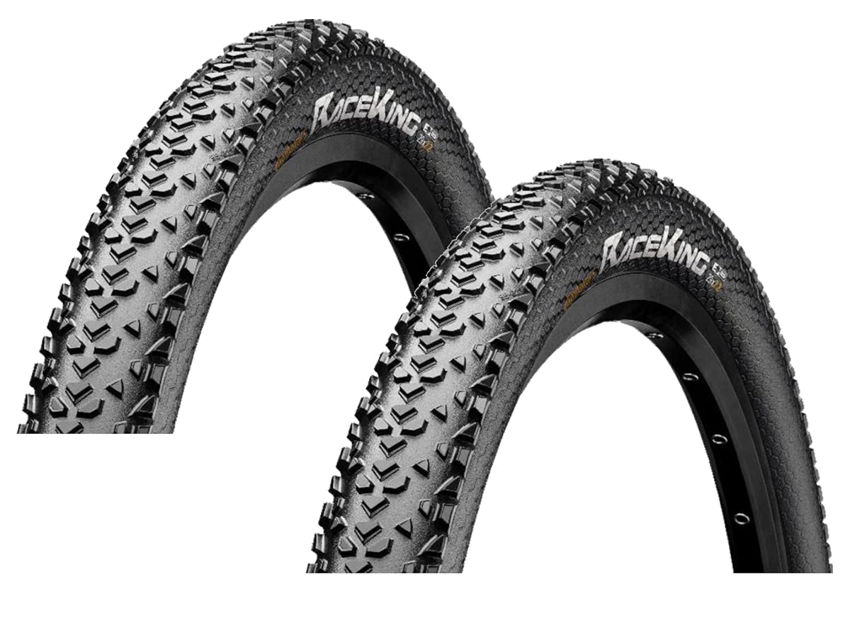 '2 x 27 1/2 Inches Continental Race King 2.2 Mountain Bike Tyre Cover Tire 55 - 584 Black