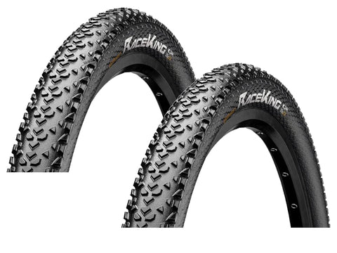 '2 x 27 1/2 Inches Continental Race King 2.2 Mountain Bike Tyre Cover Tire 55 - 584 Black