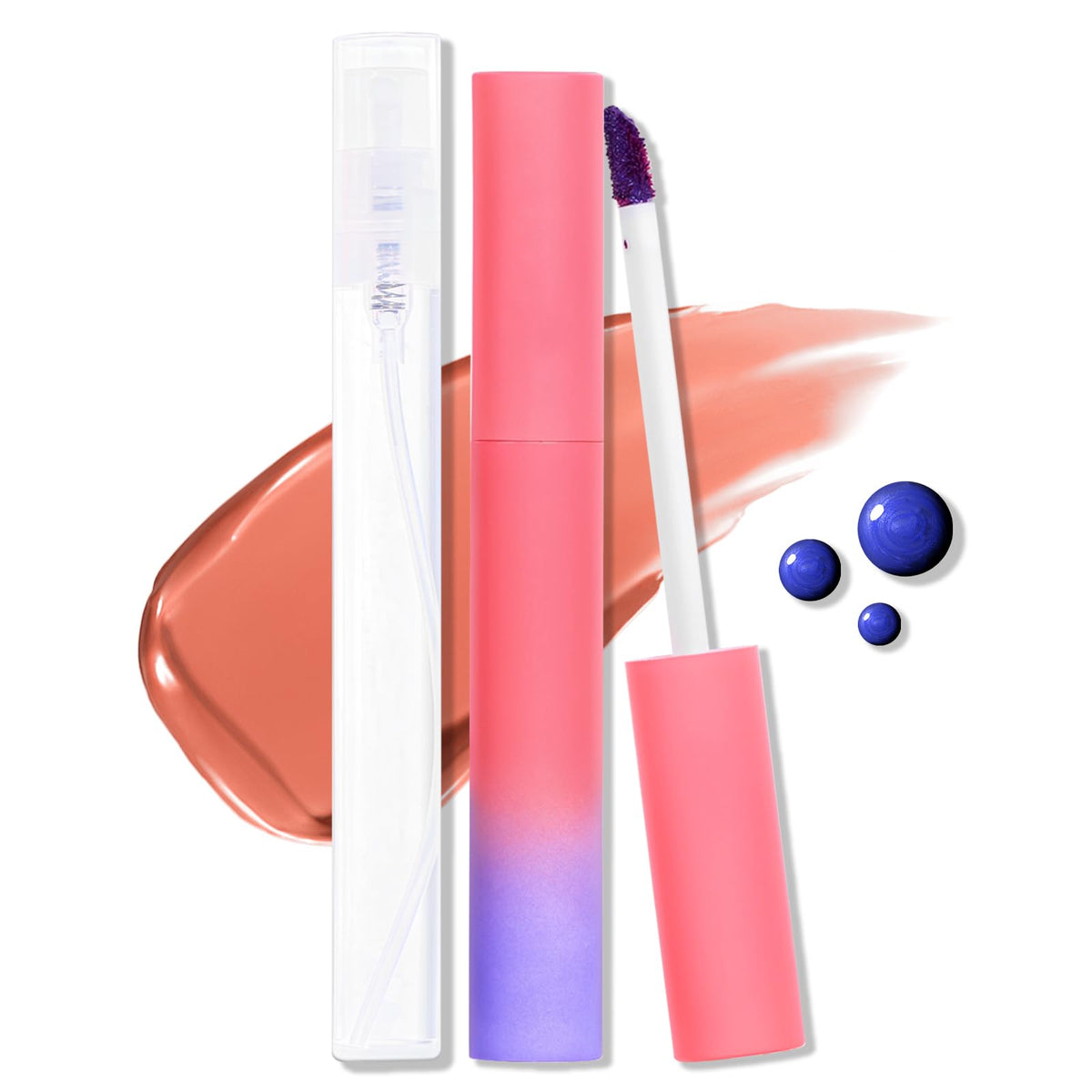 Erinde Peel Off Lip Stain Masque, Waterproof Lip Tint, Long Lasting & Transfer Proof Lip Stain Tint Lip Makeup, Matte Finish Highly Pigmented Color Tattoo Lip Stain, 05 Nude Brown