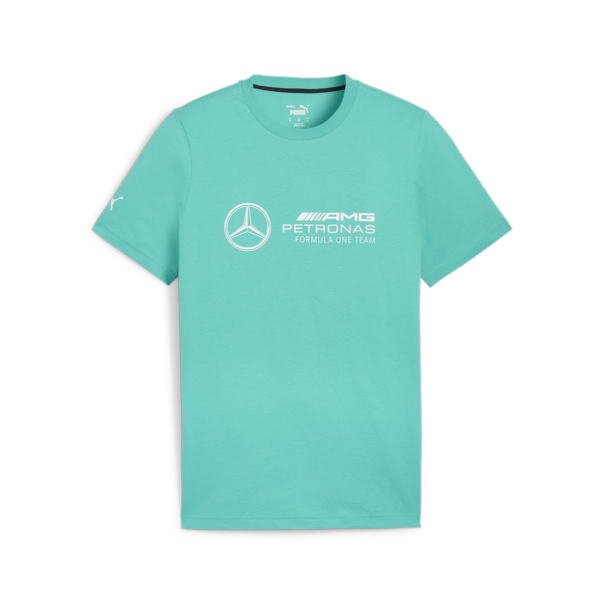 PUMA Men's Standard Mercedes-AMG Petronas Essentials Logo Tee, Sheen Green