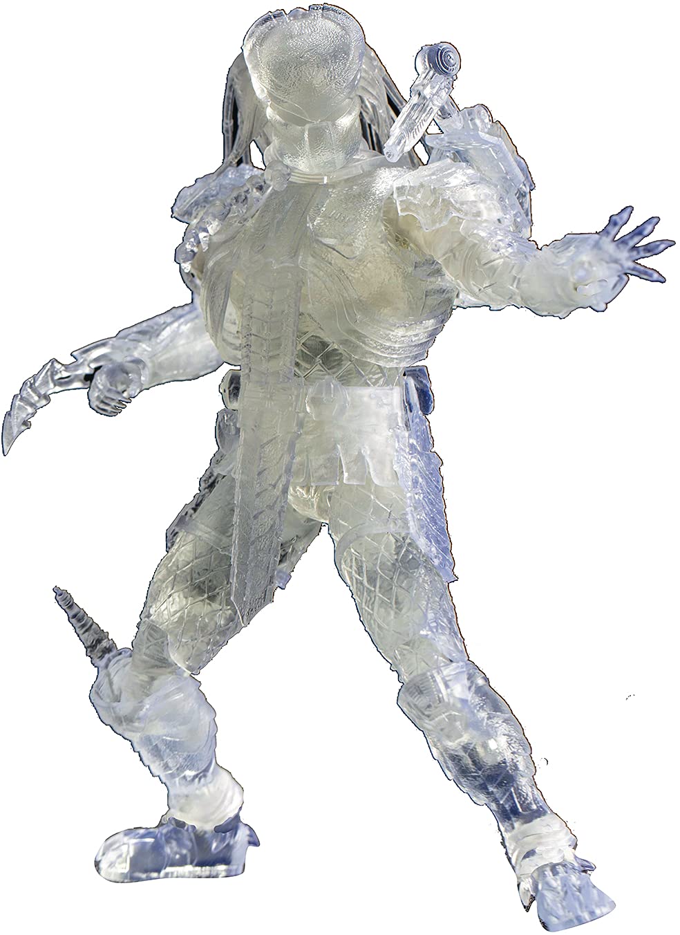 Hiya Toys Alien vs. Predator: Invisible Scar Predator 1:18 Scale Action Figure, Multicolor