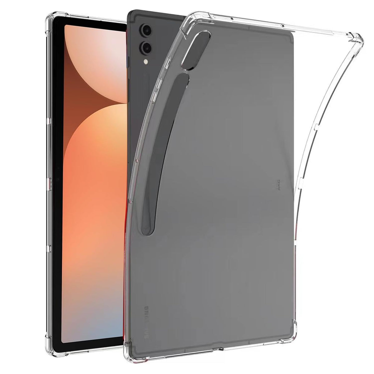 MOOISVS Case Compatible with Galaxy Tab S10 Ultra, Ultra Slim Soft Transparent TPU Case Clear Back Cover Case Fits Samsung Galaxy Tab S10 Ultra,Clear