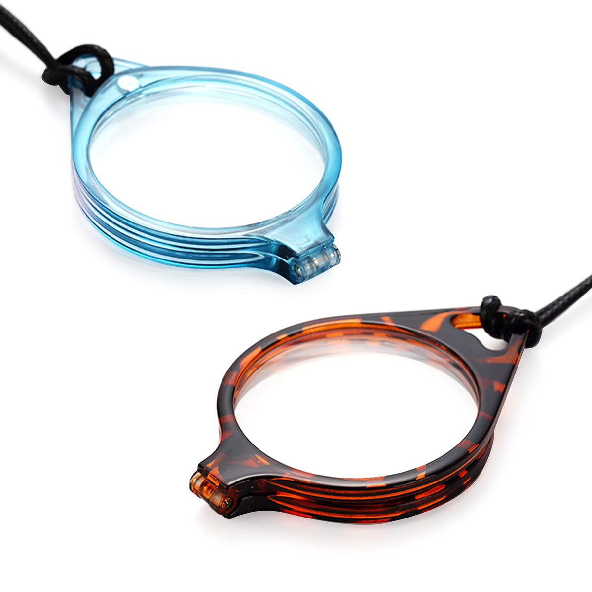 TERAISE Reading Glasses Pendant Necklace Readers Lightweight Portable Anti-loss Reading Glasses with Exquisite Case for Women(2.0X)