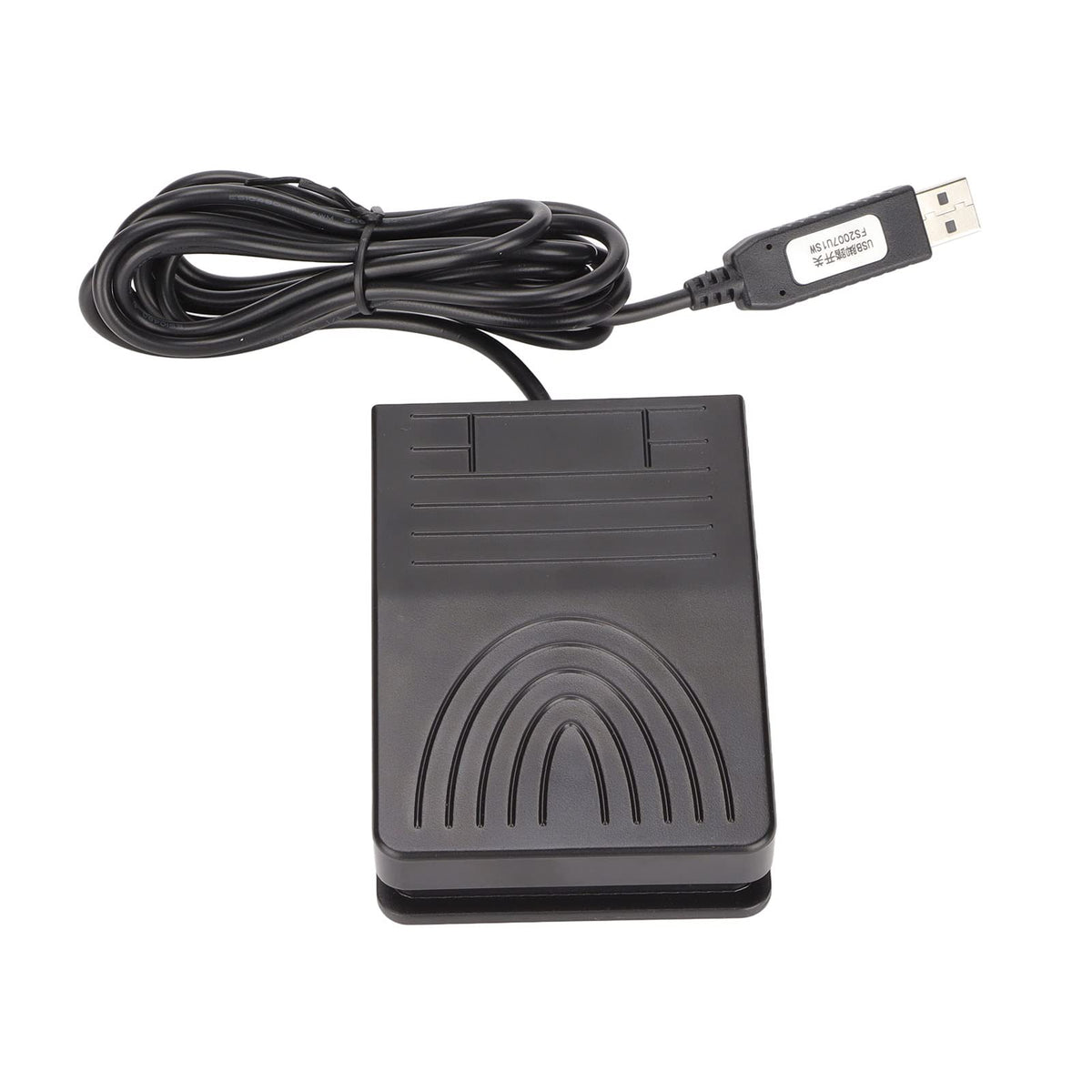 USB Foot Switch Pedal, Multimedia Control Ergonomic Foot Switch, Support Keyboard, Mouse, Gaming, String Function, Sensitive Mechanical Switch Ergonomic Design for Game Media