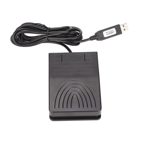 USB Foot Switch Pedal, Multimedia Control Ergonomic Foot Switch, Support Keyboard, Mouse, Gaming, String Function, Sensitive Mechanical Switch Ergonomic Design for Game Media